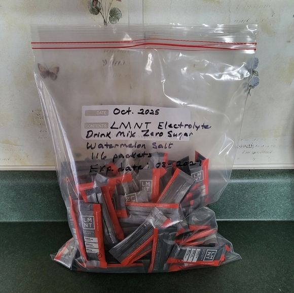 LMNT Electrolyte Drink Mix Packets, Watermelon Salt, 116 EA - Picture 8 of 9